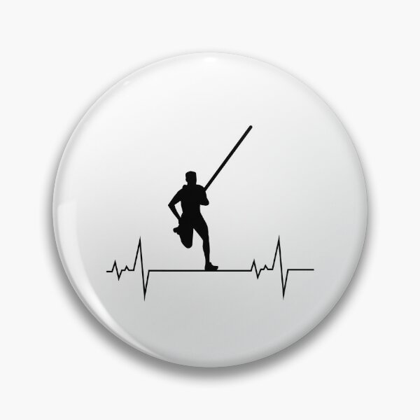 Item preview, Pole Vault Vaulting Jumping High Jump Heartbeat  designed and sold by TastefulTees.