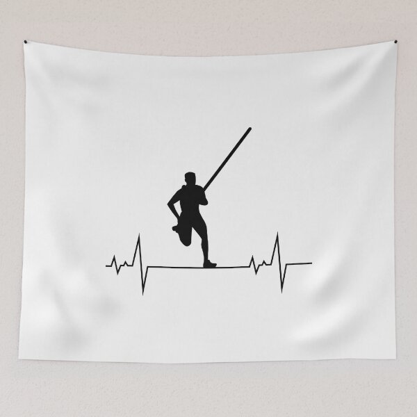 Item preview, Pole Vault Vaulting Jumping High Jump Heartbeat  designed and sold by TastefulTees.