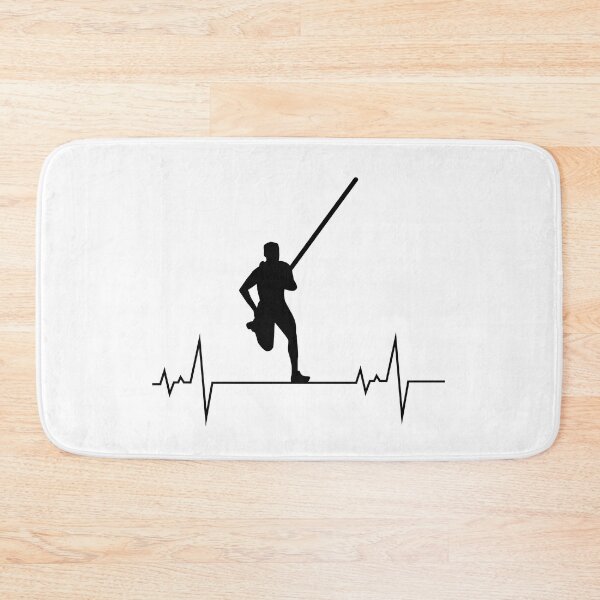 Item preview, Pole Vault Vaulting Jumping High Jump Heartbeat  designed and sold by TastefulTees.