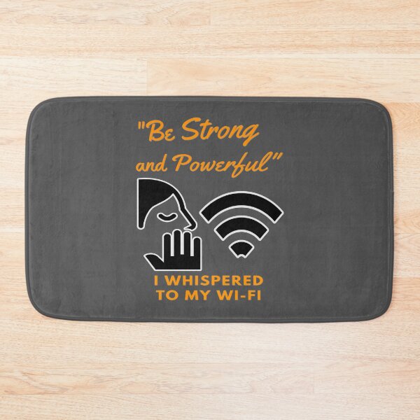Item preview, Be strong and powerful funny motivational asmr technology parody designed and sold by MAD-STREETWEAR.