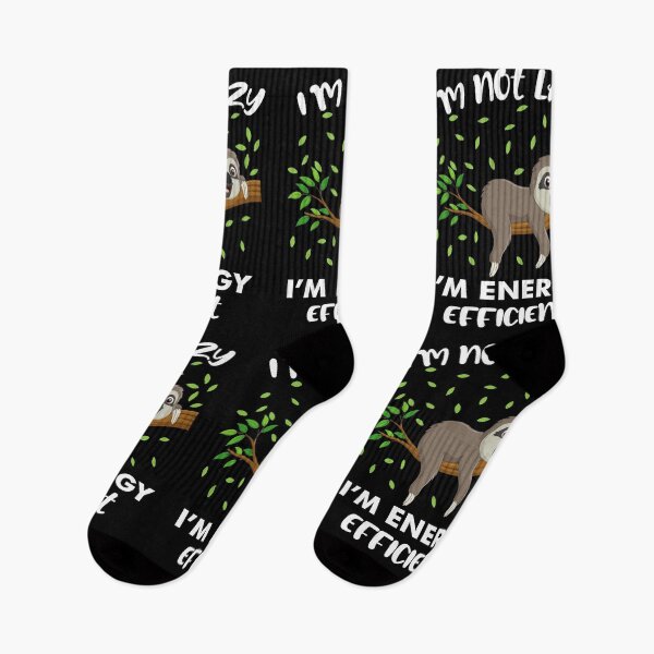 Item preview, im not lazy im energy efficient-funny animal typography designed and sold by Hartics.