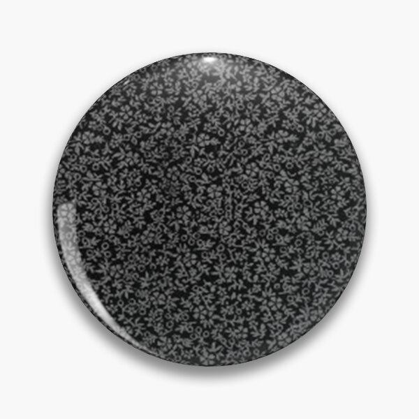 Aperçu de l'œuvre Vintage Floral Charcoal Noir créée et vendue par SaraValor.