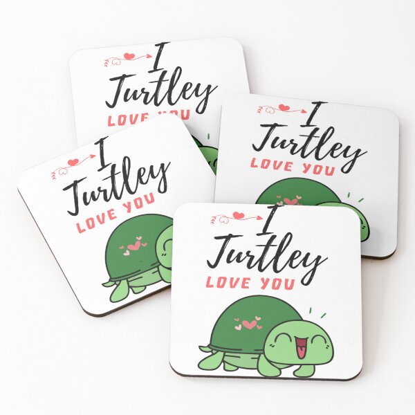 Item preview, I Turtley Love You, diseño genial para Turtle smile designed and sold by CustomsBotk.