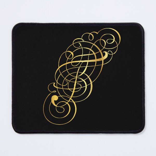 Item preview, Ornamental Letter T, Golden Monogram, Gold Monogram Ornament designed and sold by PROMEN Creativity.