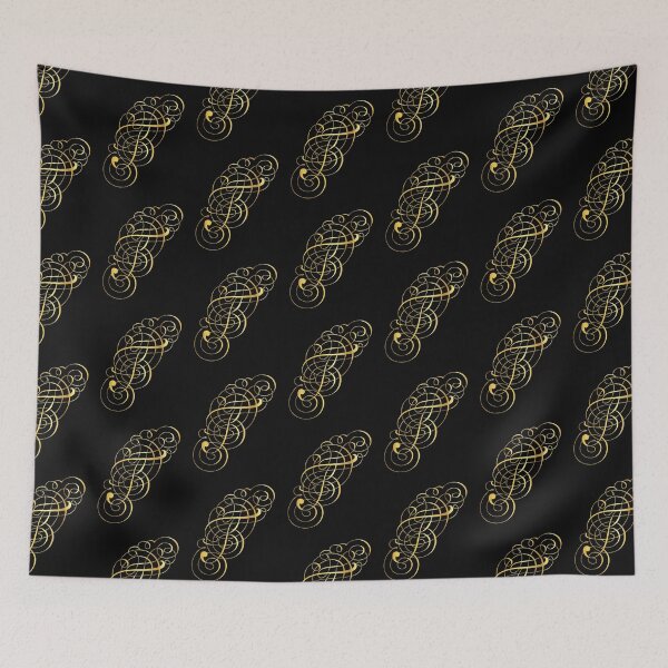 Item preview, Ornamental Letter T, Golden Monogram, Gold Monogram Ornament designed and sold by PROMEN Creativity.