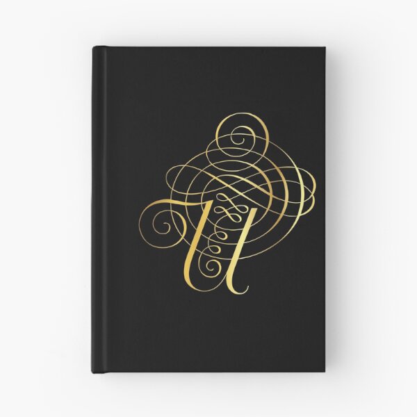 Item preview, Ornamental Letter U, Golden Monogram, Gold Monogram Ornament designed and sold by PROMEN Creativity.