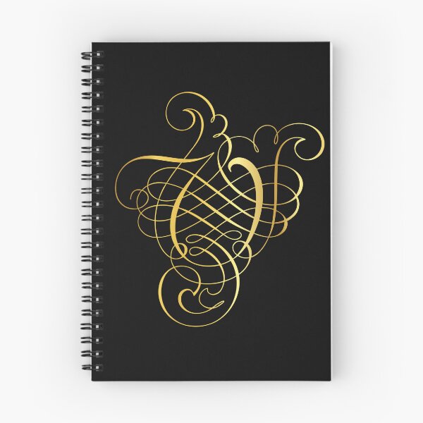 Item preview, Ornamental Letter V, Golden Monogram, Gold Monogram Ornament designed and sold by PROMEN Creativity.