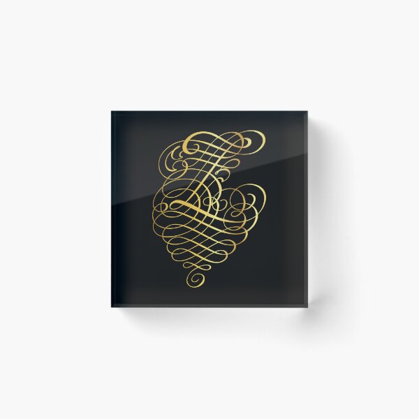 Item preview, Ornamental Letter Z, Golden Monogram, Gold Monogram Ornament designed and sold by PROMEN Creativity.