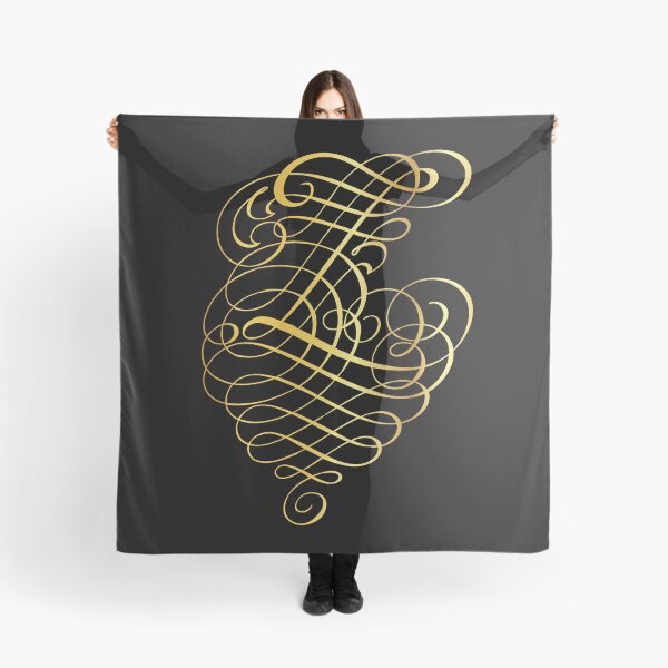 Item preview, Ornamental Letter Z, Golden Monogram, Gold Monogram Ornament designed and sold by PROMEN Creativity.