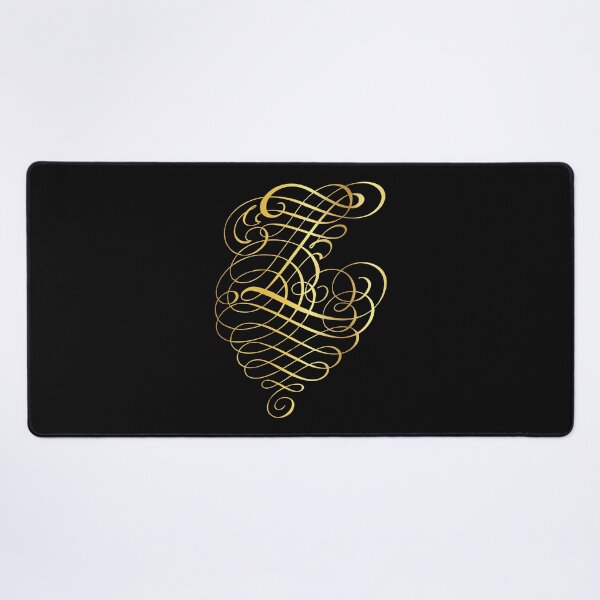 Item preview, Ornamental Letter Z, Golden Monogram, Gold Monogram Ornament designed and sold by PROMEN Creativity.