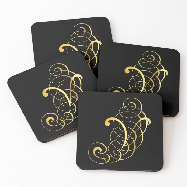 Item preview, Ornamental Letter Y, Golden Monogram, Gold Monogram Ornament designed and sold by PROMEN Creativity.