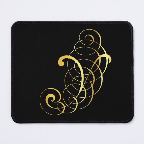 Item preview, Ornamental Letter Y, Golden Monogram, Gold Monogram Ornament designed and sold by PROMEN Creativity.