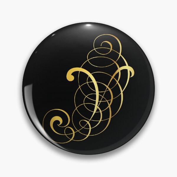 Item preview, Ornamental Letter Y, Golden Monogram, Gold Monogram Ornament designed and sold by PROMEN Creativity.