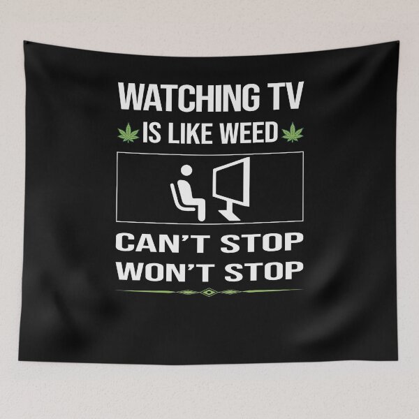 Item preview, Funny Can't Stop Watching TV designed and sold by FulviaContreras.