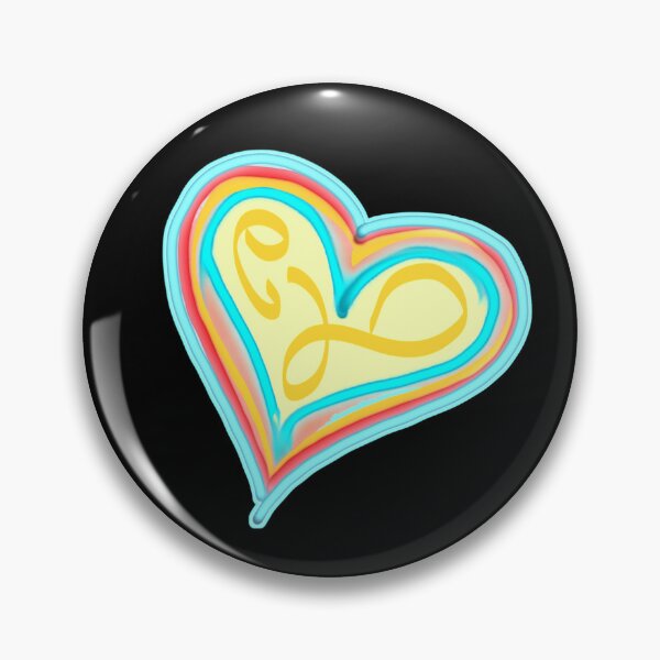 Item preview, neon heart, one heart, love hearts neon designed and sold by vibeno1.