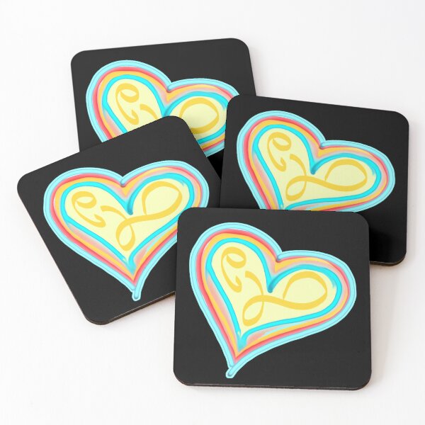 Item preview, neon heart, one heart, love hearts neon designed and sold by vibeno1.