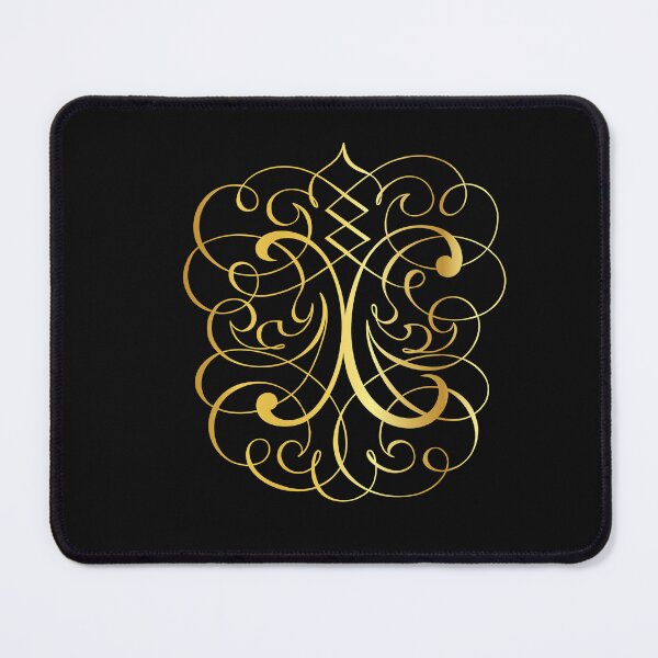 Item preview, Ornamental Letter X, Golden Monogram, Gold Monogram Ornament designed and sold by PROMEN Creativity.