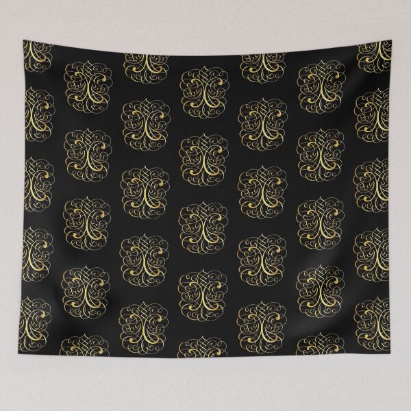 Item preview, Ornamental Letter X, Golden Monogram, Gold Monogram Ornament designed and sold by PROMEN Creativity.