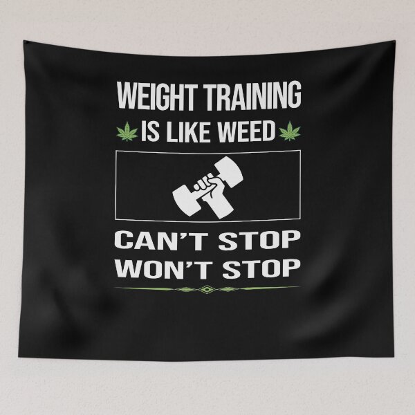 Item preview, Funny Can't Stop Weight Training designed and sold by FulviaContreras.