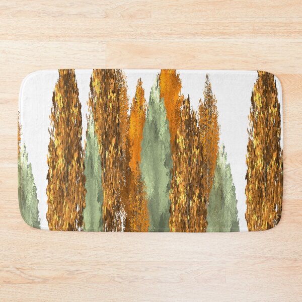 Item preview, Forest in autumn abstract gold design designed and sold by Areashor.