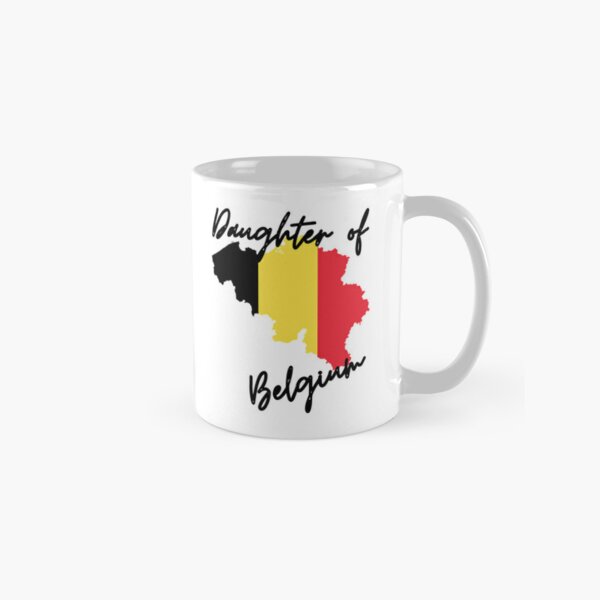 Daughter of Belgium Map Flag Classic Mug