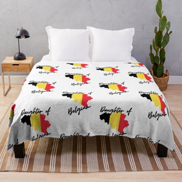 Item preview, Daughter of Belgium Map Flag designed and sold by NovawayDirect.