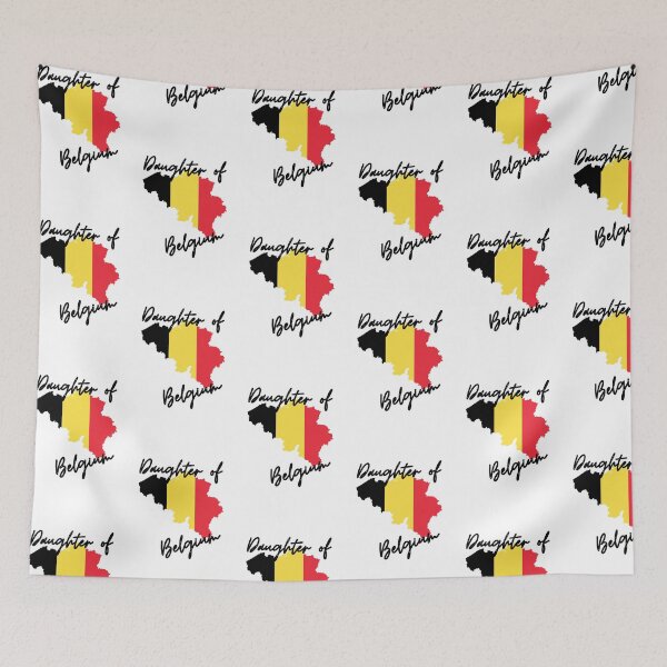 Item preview, Daughter of Belgium Map Flag designed and sold by NovawayDirect.