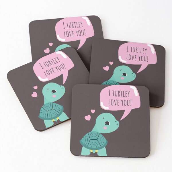 Item preview, I Turtley Love You - Divertido juego de palabras romántico de tortugas designed and sold by CustomsBotk.