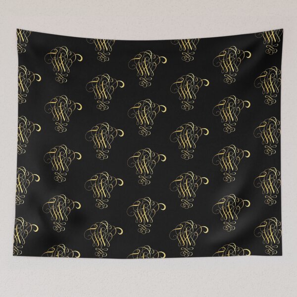 Item preview, Ornamental Letter W, Golden Monogram, Gold Monogram Ornament designed and sold by PROMEN Creativity.