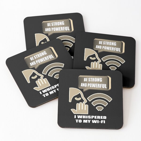 Item preview, Copy of Be strong and powerful funny motivational technology parody designed and sold by MAD-STREETWEAR.