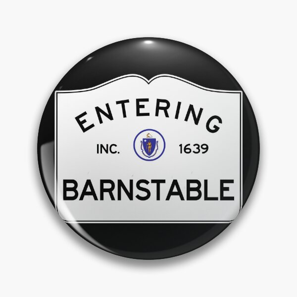Item preview, Entering Barnstable Massachusetts - Commonwealth of Massachusetts Road Sign designed and sold by NewNomads.