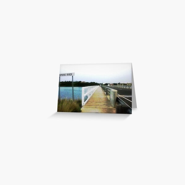 Item preview, Road Bridge & Foot Bridge over Hopkins River - Warrnambool, Vic. Australia designed and sold by EdsMum.