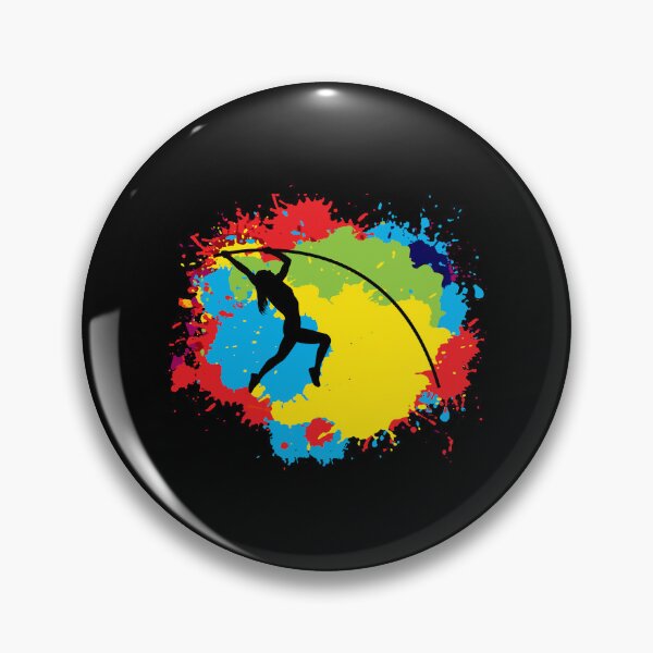 Item preview, Pole Vault Vaulting Jumping High Jump Colorful designed and sold by TastefulTees.