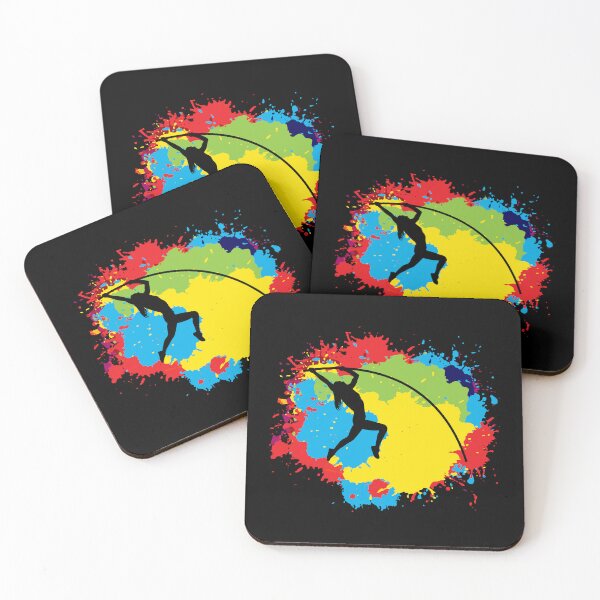 Item preview, Pole Vault Vaulting Jumping High Jump Colorful designed and sold by TastefulTees.