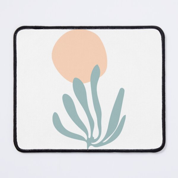 Item preview, Blue and Peach Leaf Cutout   designed and sold by ArtisticaPrintT.