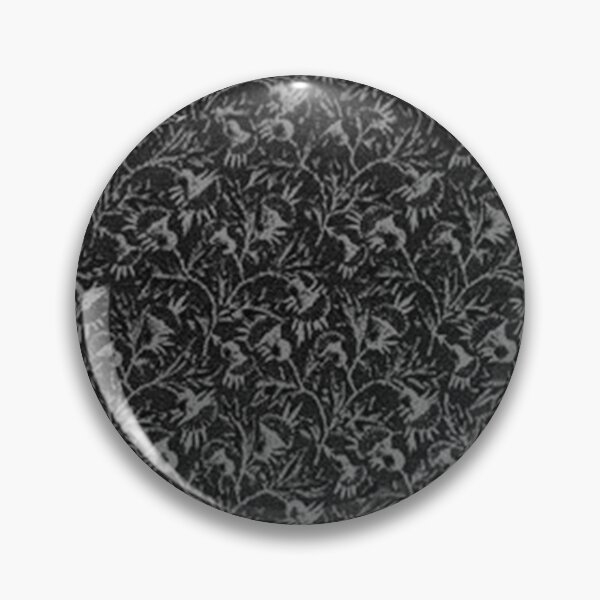 Aperçu de l'œuvre Vintage Floral Charcoal Noir créée et vendue par SaraValor.