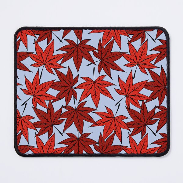 Item preview, Red maple leaves pattern designed and sold by ProfiTrollka.