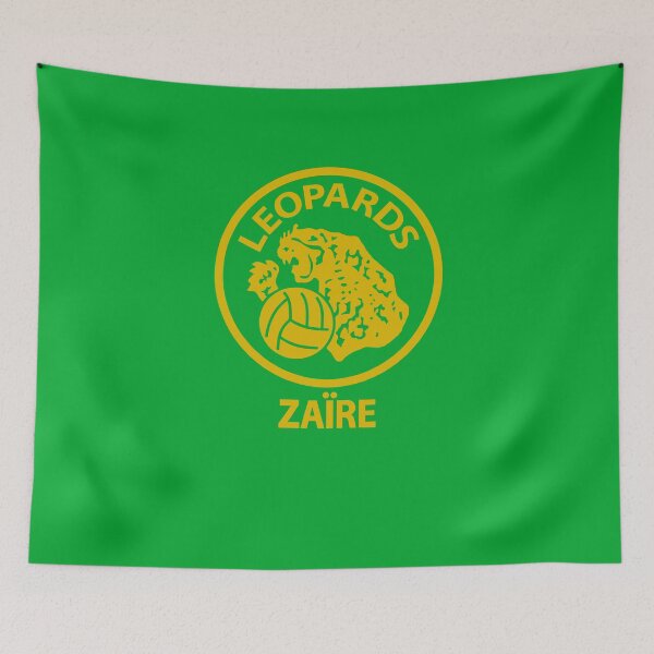 Artikelvorschau, Zaire Leopards 1974 Retro Football entworfen und verkauft von iconikit.