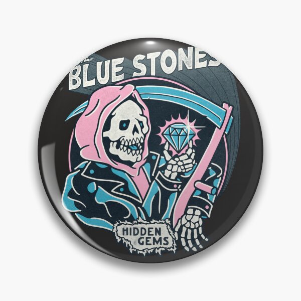 Item preview, The blue stones - Hidden Gems - logo Sticker designed and sold by MariusGemke.