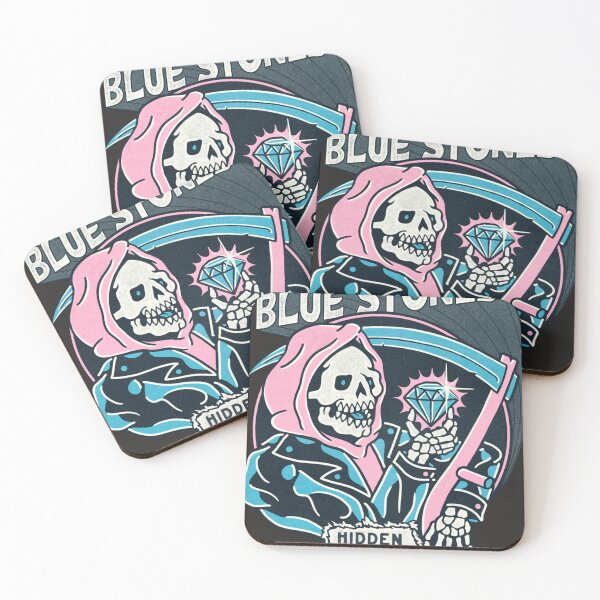 Item preview, The blue stones - Hidden Gems - logo Sticker designed and sold by MariusGemke.