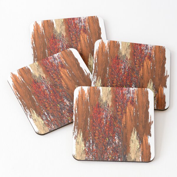 Item preview, Woods in autumn abstract design designed and sold by Areashor.