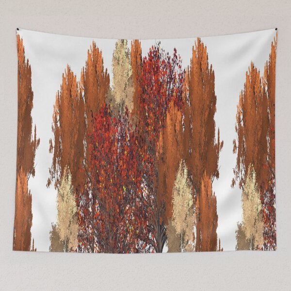 Item preview, Woods in autumn abstract design designed and sold by Areashor.