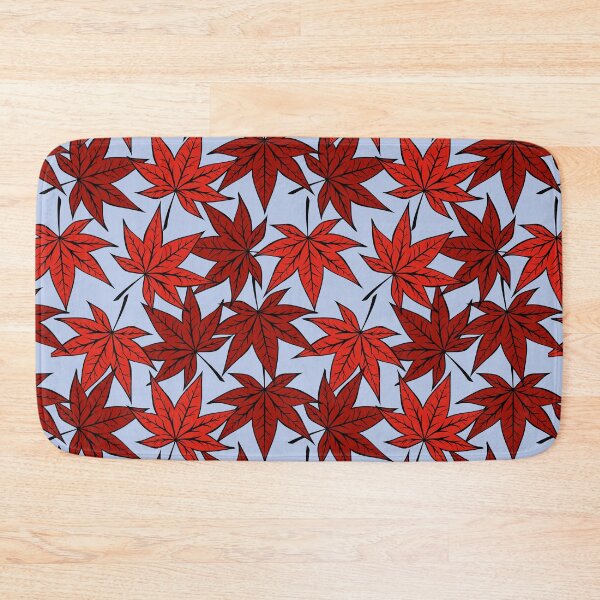 Item preview, Red maple leaves pattern designed and sold by ProfiTrollka.