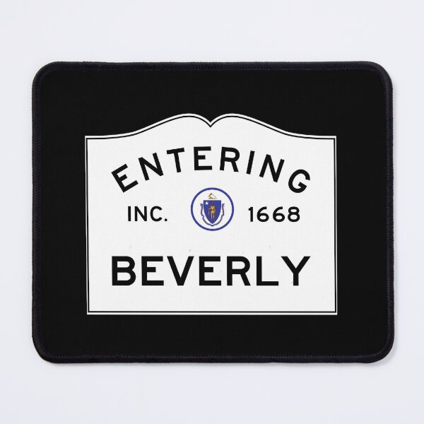 Item preview, Entering Beverly- Commonwealth of Massachusetts Road Sign designed and sold by NewNomads.