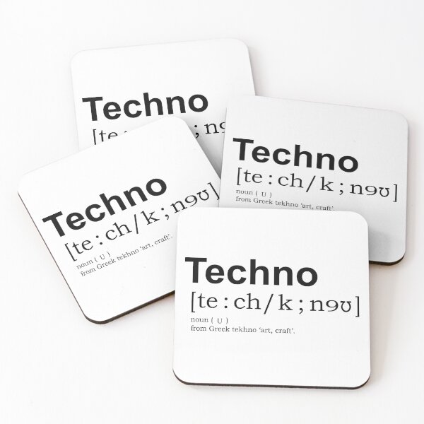 Item preview, Techno dictionary designed and sold by Rave-On.