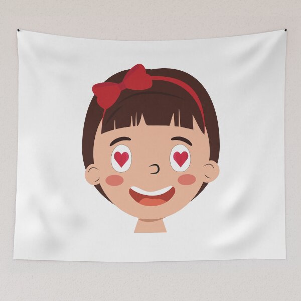 Item preview, Cute loving face designed and sold by ShopLeilaArt.