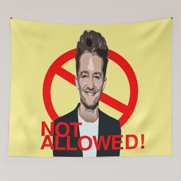 Item preview, Not allowed matthew morrison ! designed and sold by ABHI-ART.