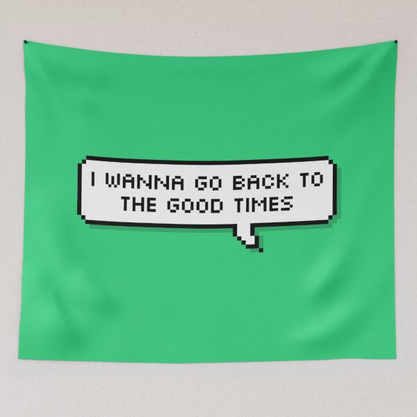 Item preview, TREASURE MY TREASURE I wanna go back to the good time Pixel Speech designed and sold by helloharu.