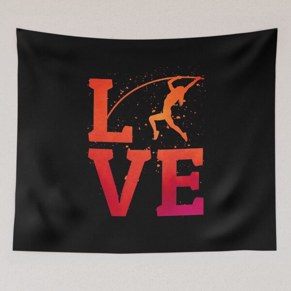 Item preview, Pole Vault Vaulting Jumping High Jump Athletics Colorful designed and sold by TastefulTees.