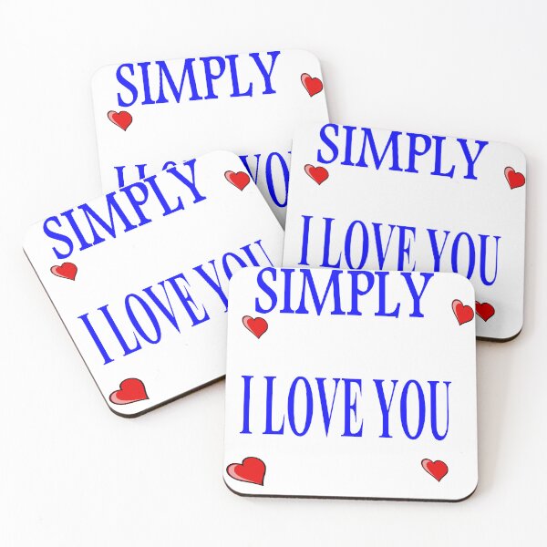 Item preview, Simply i love you designed and sold by Redmoon9.